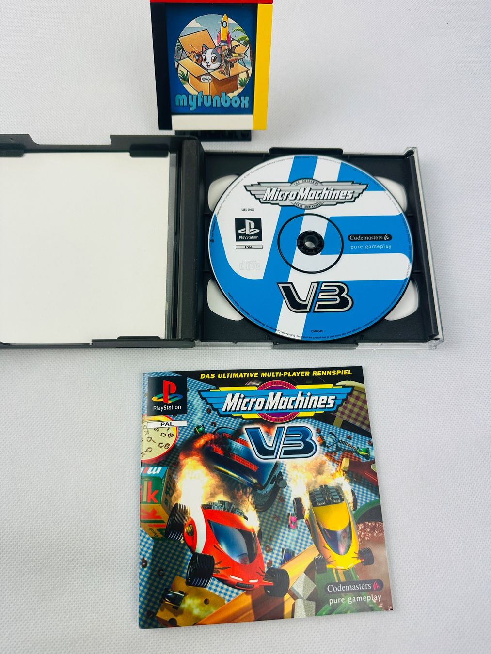 Giochi: Playstation 1 PS1 Micro Machines V3 CIB – Usato da Kappel SO venduto da MyFunBox 2