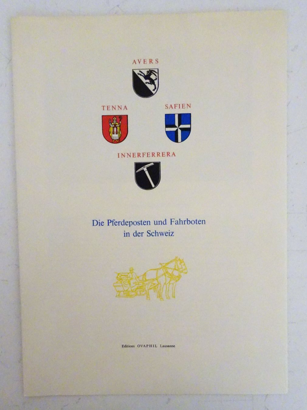 Tutti i francobolli: Postrouten Schweiz (Doku) – Usato da Feldbrunnen venduto da MarcusSO