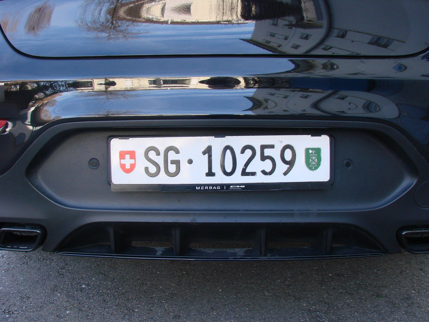 Insegne: SG 10259 Kontrollschild Autonummer – Usato da Niederuzwil venduto da Rade 1