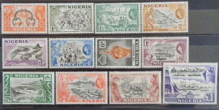 NIGERIA 1953: Freimarken **/*