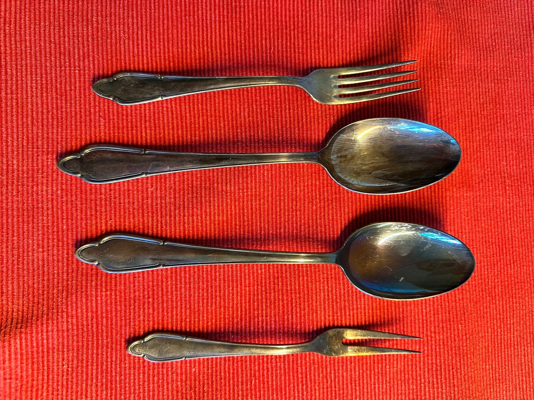 Set di posate: Versilberte Besteckteile – Usato da Bülach venduto da Jubet 5