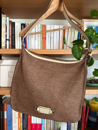 Aus Mamas Fundus: geflochtene Handtasche