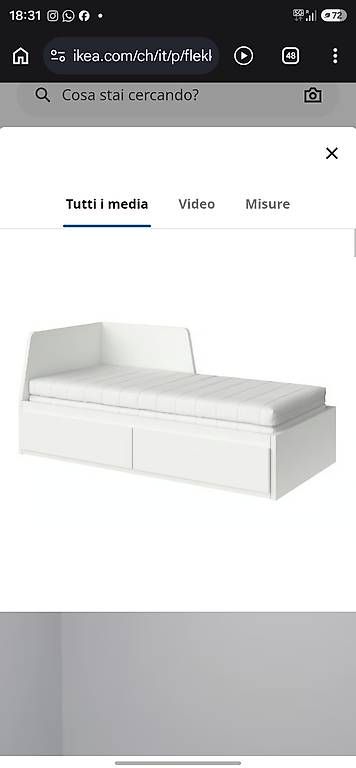 Divani: Canapé-lit /2 tiroirs/ 80x200 cm + matelas – Usato da St-Livres venduto da Crifton