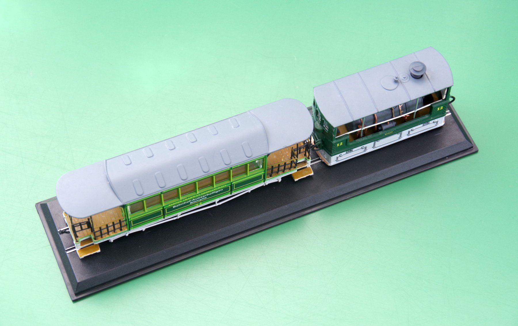 Modelleisenbahnen: Atlas H0 Dampftram Bern mit Anhänger "Stadt Bern" – Defekt aus Frauenfeld von Danielpwiedmer 3