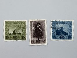 1954, Aufbrauchsausgabe,FL270-FL272, gestempelt