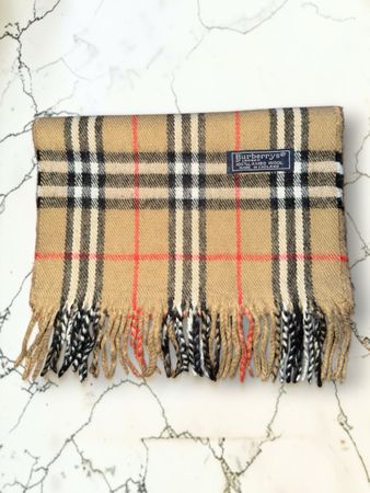 Écharpe Burberrys vintage tartan laine