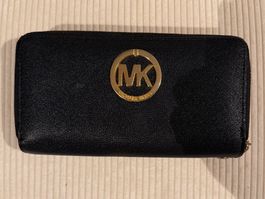 Michael Kors Jet Set Geldbörse / Continental Wallet Schwarz