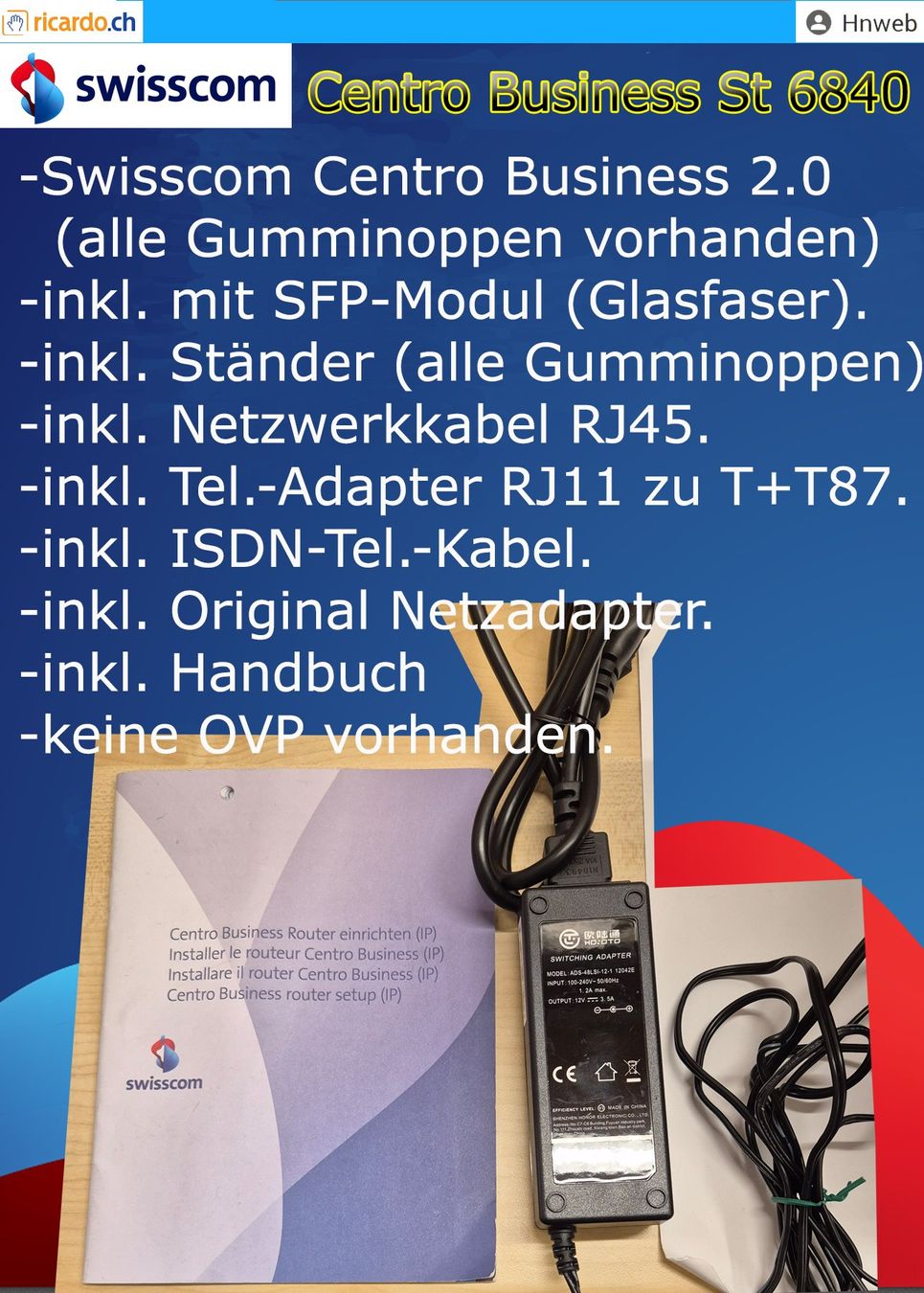Swisscom Modems & Router: Centro Business Router 2.0 (42) – Gebraucht aus Kaisten von Hnweb 8