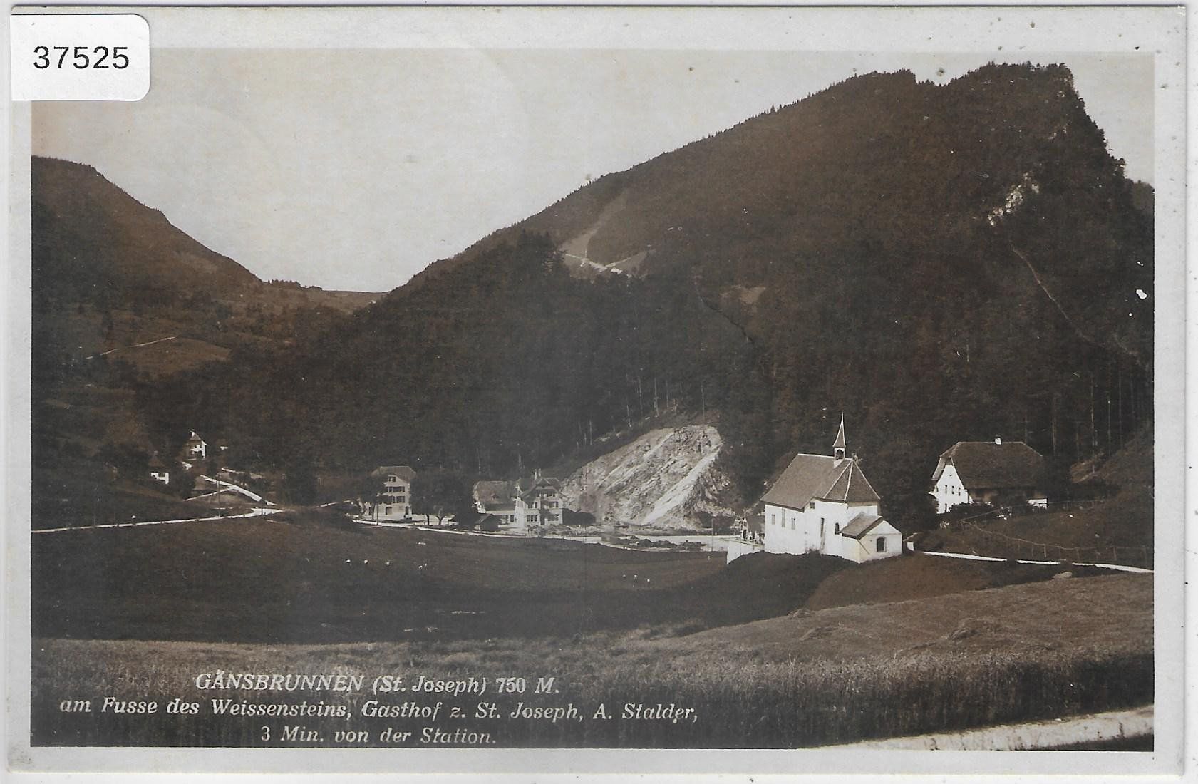 Cartoline postali: Gänsbrunnen - St. Josef – Usato da Ettingen venduto da Kartenplanet