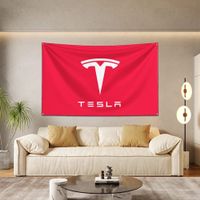 TESLA Fahne 60x90cm NEU!