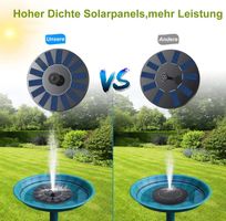Solar Brunnen Fontäne Pumpe Wasserpumpe Teichpumpe 6 Effekte