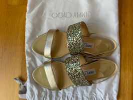 sandale paillettes Jimmy Choo