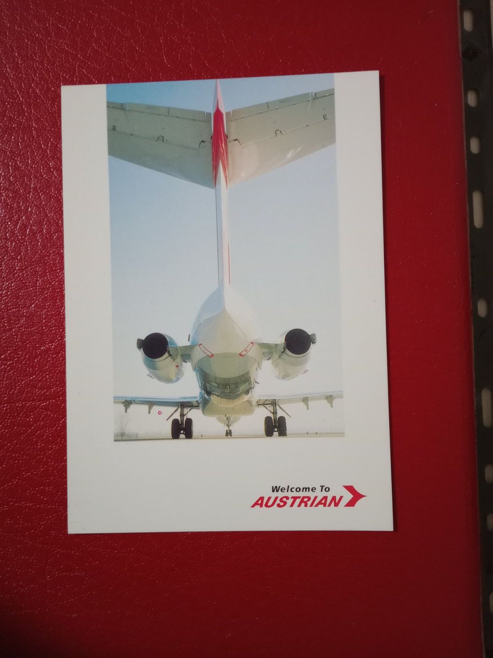 Ansichtskarten: AK Flugzeug Austrian MD81 – Gebraucht aus Küttigen von Melisch1000