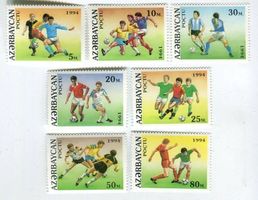 Briefmarken "Fussball". Aserbaidschan.