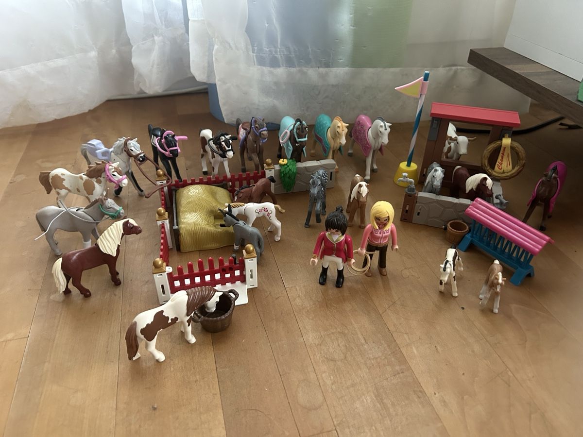 Playmobil Giocattoli: Playmobil Pferde und diverses Zubehör – Usato da Wagen venduto da Ramona01 3