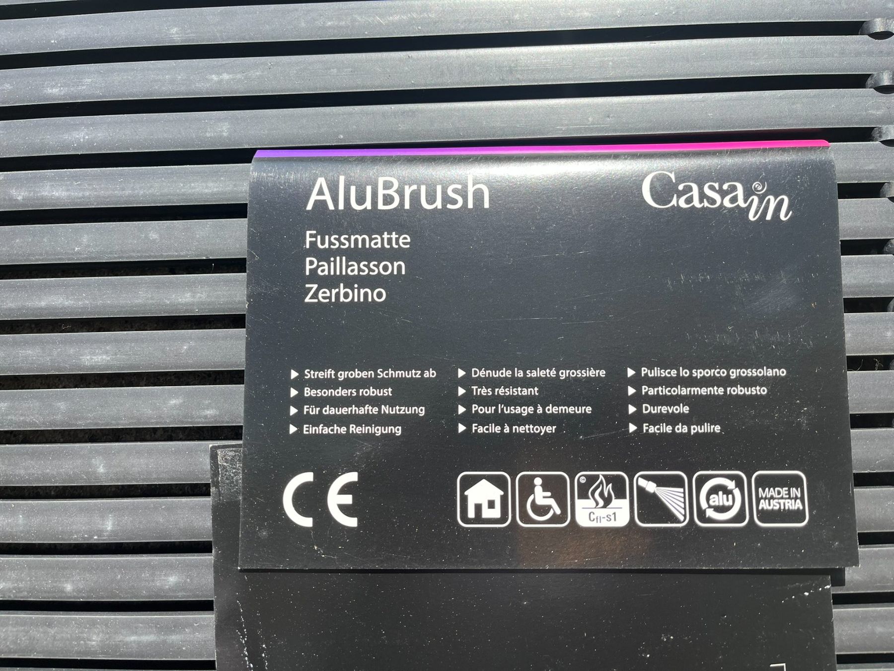 Tappeti: Alu Brush Fussmatte mit Bürsten – Nuovo (secondo la descrizione) da Widen venduto da Skyworker0 2