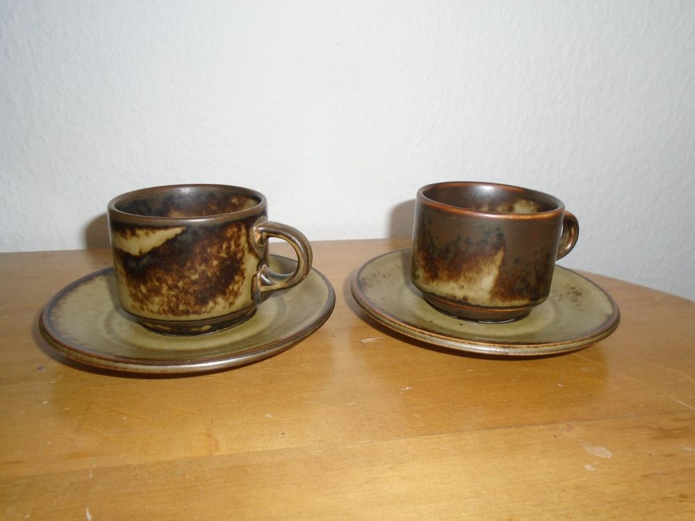 2 Espresso-Tassen mit Unterteller * SAHARA Langenthal (Gebraucht) in ...