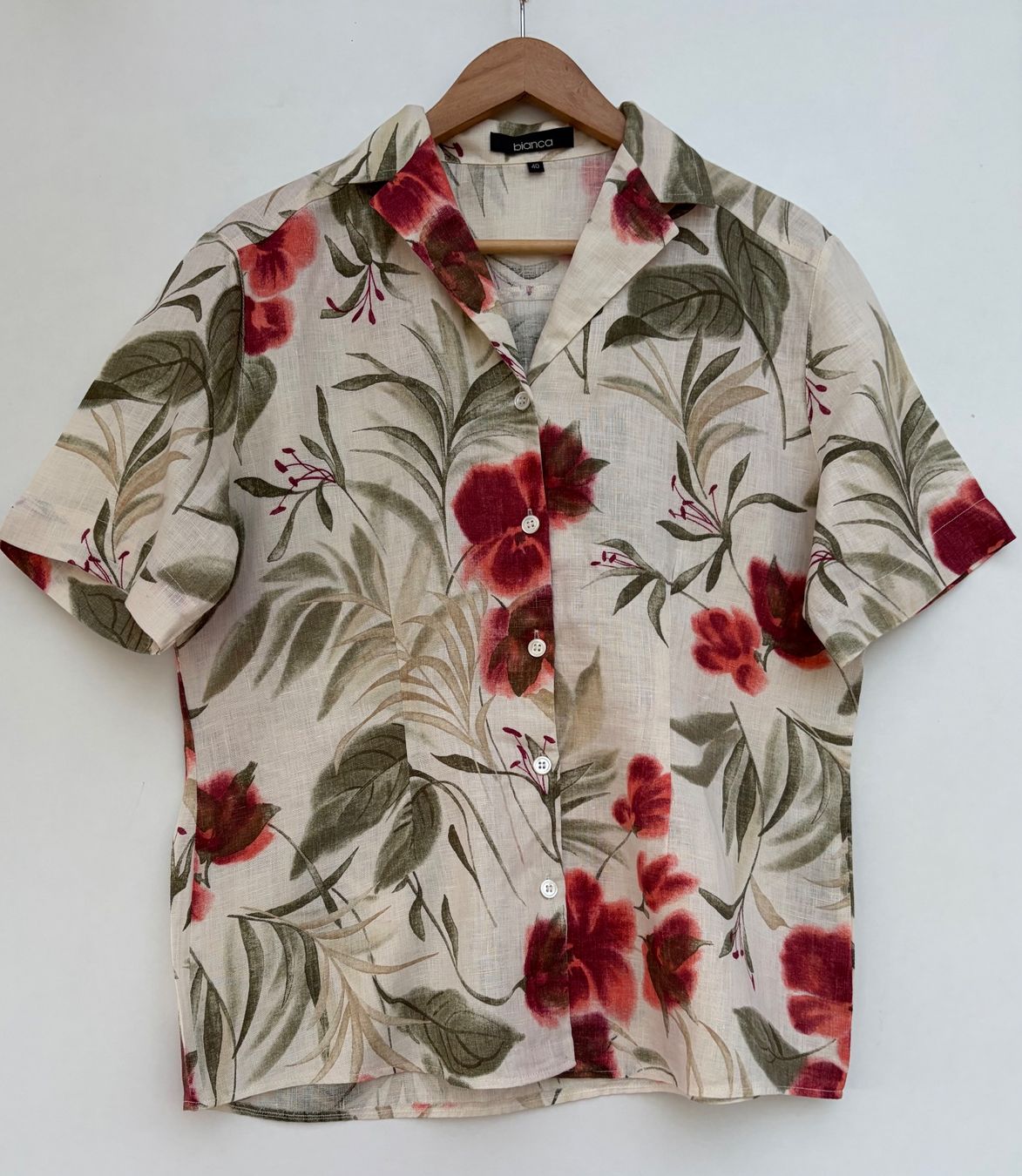 Blusen: Bianca Leinen Bluse Gr.40 – Gebraucht aus Unterägeri von Jutka_04 4