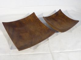 ausgefallene Holzschalen (2 Stück)