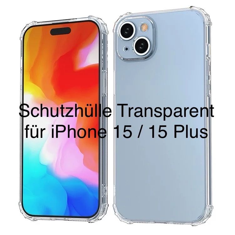 Cover & Protezioni schermo: iPhone 15 Plus Schutzhülle Hülle Cover Case  Fallschutz – Nuovo (secondo la descrizione) da Basel venduto da MY.AIRPODS.SHOP 5
