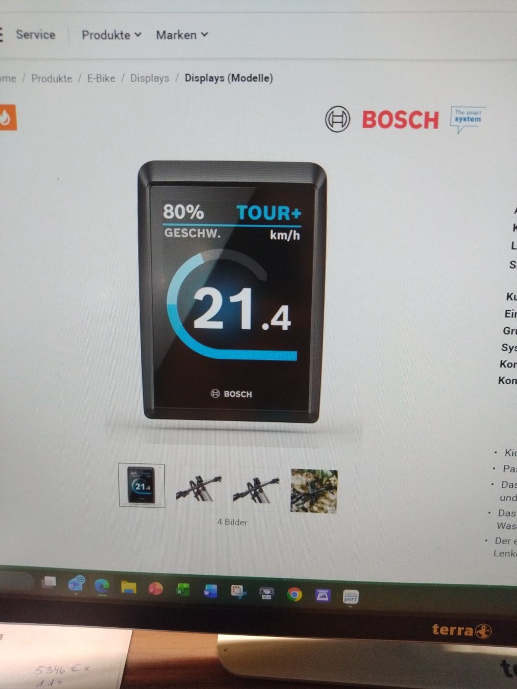 Bosch Ersatzteile: Bosch Kiox 500 Display – Gebraucht aus Niederscherli von VeneraR