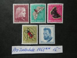 Pro Juventute 1953 postfrisch