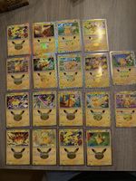 Pikachu Pokémon 30th Anniversary Holo Set 18 Karten