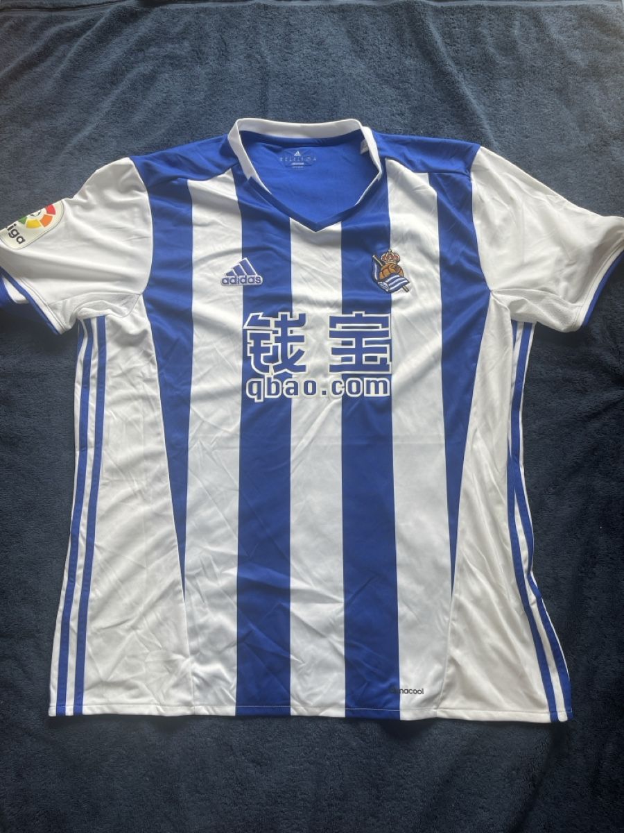 Adidas Canottiere & Pantaloni: Maillot du réal sociedad – Nuovo e nell'imballaggio originale da Chambésy venduto da wal_zv2t