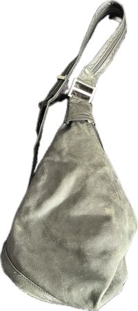 Schultertasche Leder schwarz in gutem Zustand gebraucht