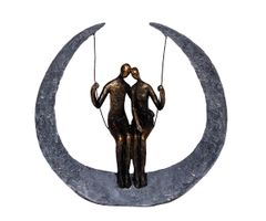 Skulptur Liebespaar Mond Deko-Objekt Figur Freundschaft