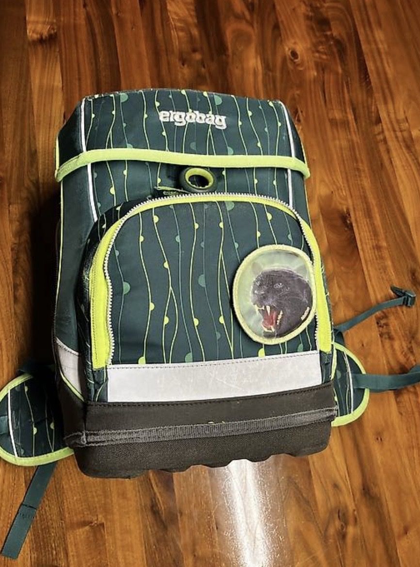 Ergobag Zaini: Ergobag Pack Schulrucksack, Dschungelbär – Usato da Roggwil BE venduto da WULU
