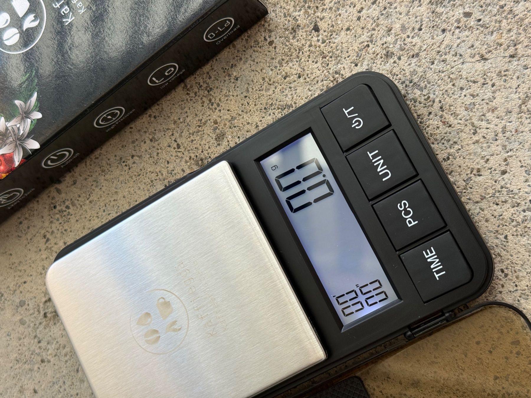 Accessori da laboratorio: CX-Series Mini Kaffeewaage mit Timer, neu, nie gebraucht – Nuovo e nell'imballaggio originale da Windisch venduto da san_59bp 3