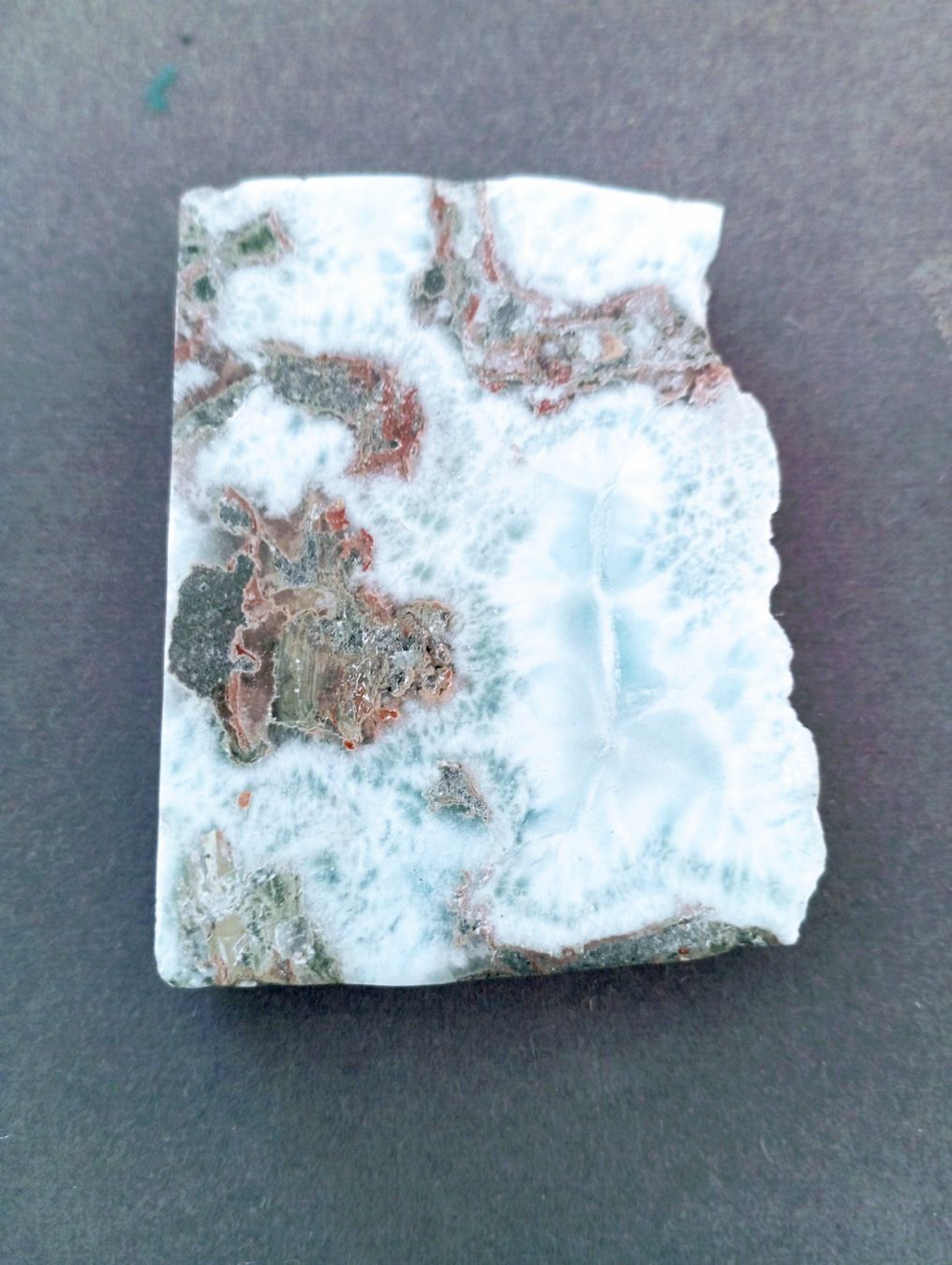 Minerali & Pietre curative: Wunderschöne,grosse LARIMAR- Platte 65x 50x 12mm – Nuovo (secondo la descrizione) da St. Gallen venduto da nataraj 1