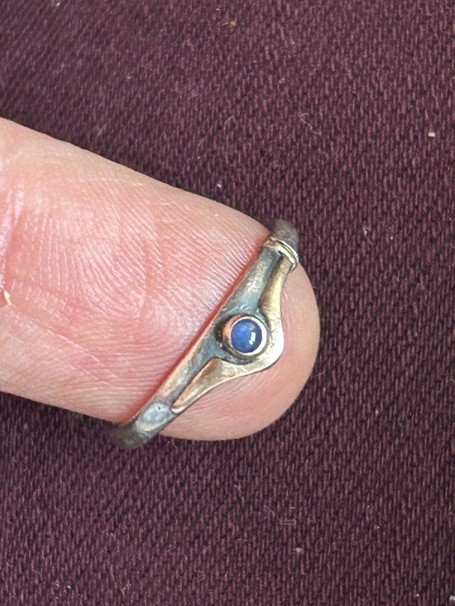 Anelli: Silberrring swing lapislazuli & gold – Usato da Dittingen venduto da Bellevista 7