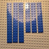 Lego 3 x Platten 2x16 (4282) + 3 Stück 2x12