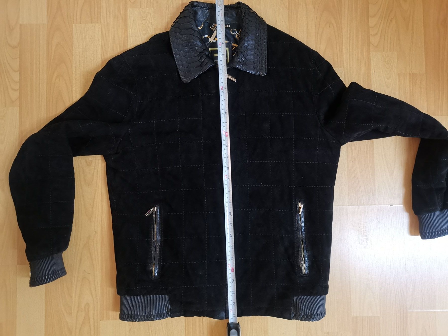 Giacche: ZILLI Luxus Wildlederjacke mit Pythonleder, GR 52/54 M L – Usato da Pfäffikon SZ venduto da mat_qgm9 7