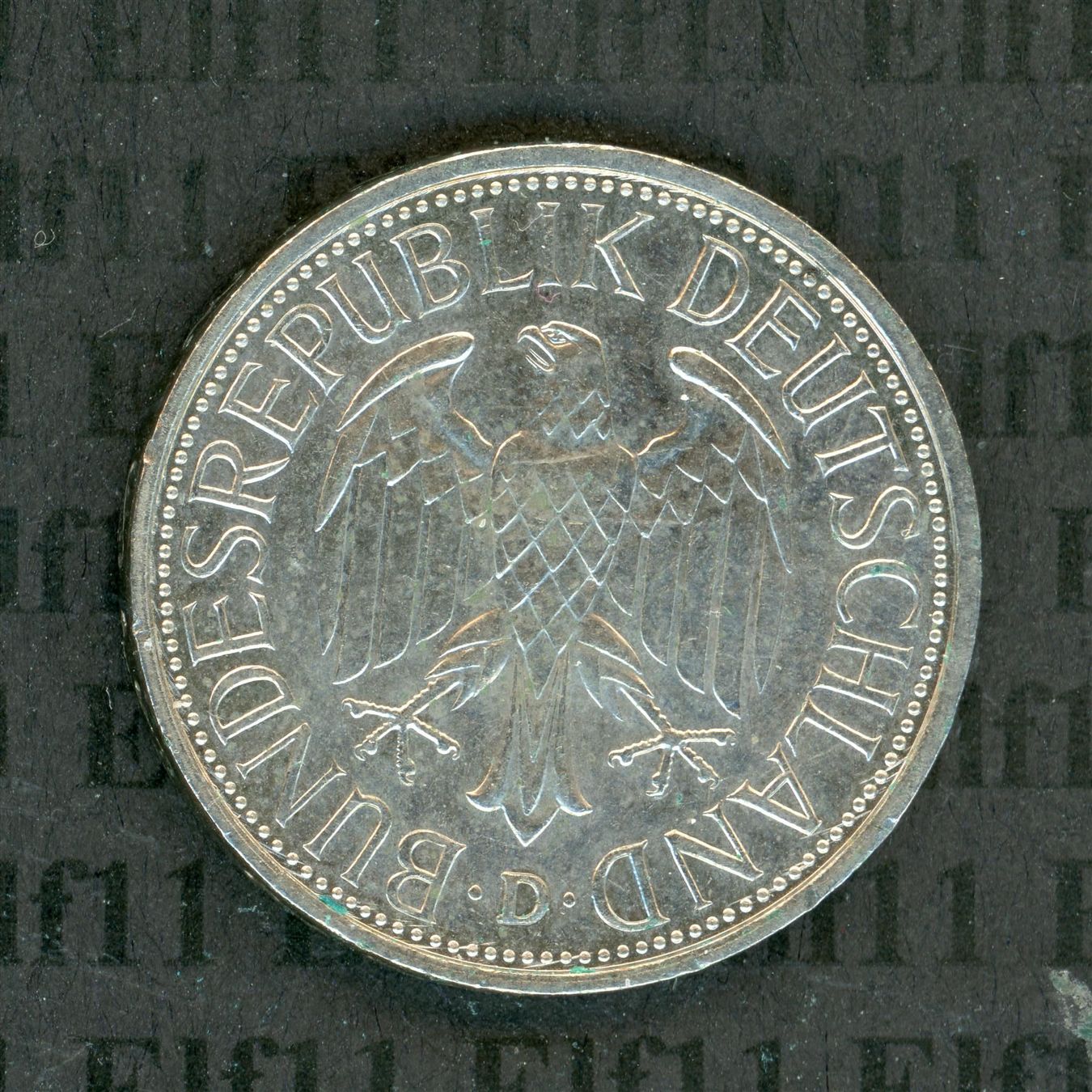 Tutti le monete: DEM___1.00 1985D vz 1 Deutsche Mark – Usato da Widnau venduto da Elf11 1