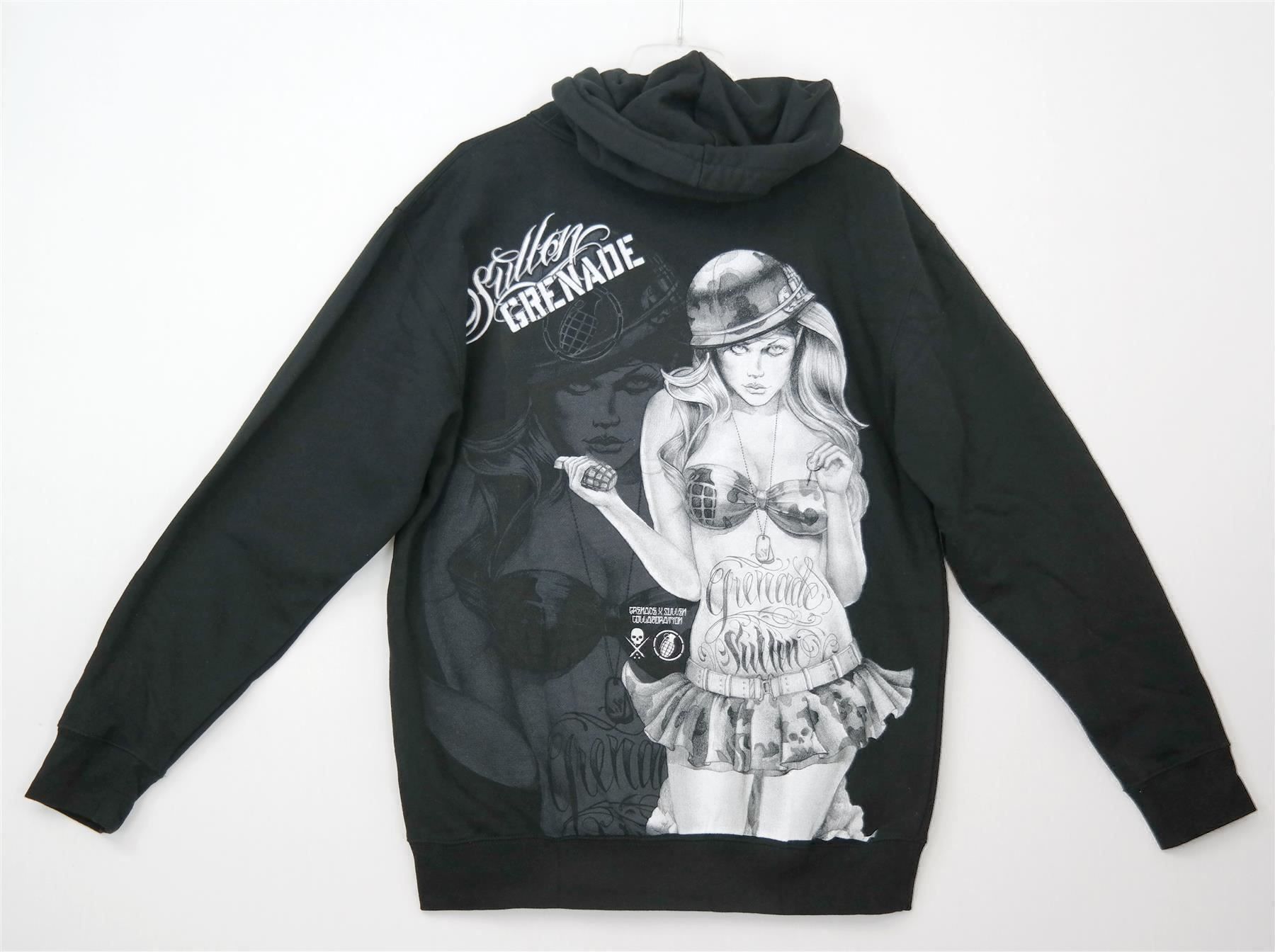 Pullover & Sweatshirts: Grenade Herren Kapuzenpullover Hoody/schwarz /Gr.M – Neu und originalverpackt aus Wohlenschwil von EddieS-Outlet 6