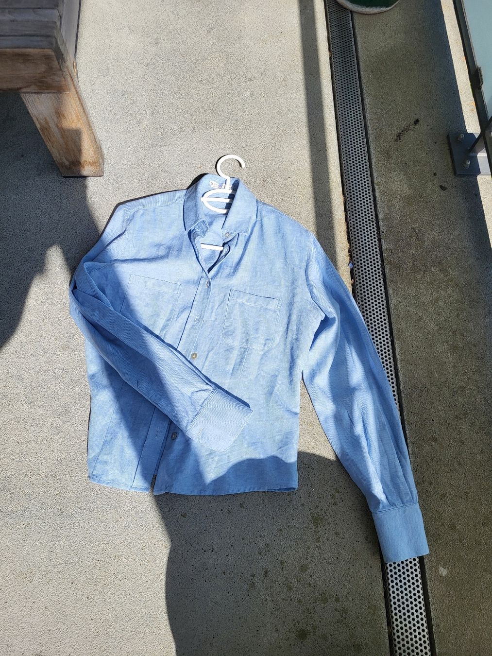Camicette: Tommy Hilfiger Bluse, hellblau gestreift, Grösse M, Top! – Usato da Zürich venduto da Lizi7 3
