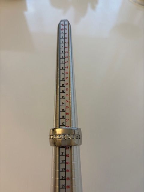 Bagues: Massiver WG Ring mit 9 Diamanten – Neuf (Voir description) à Walenstadt par ricamul 3