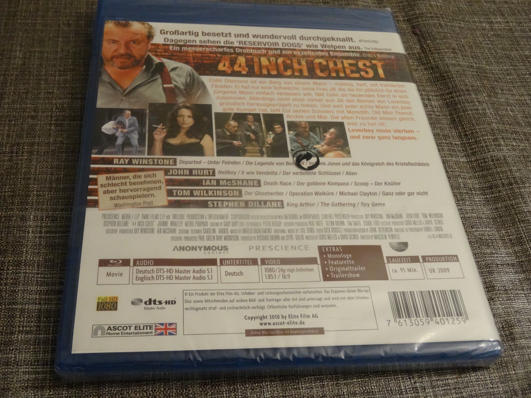 Tutti i DVDs: 44 Inch Chest - Harte Action im Blu-Ray NEUWARE – Nuovo e nell'imballaggio originale da Olten venduto da Disc-Verkauf 1