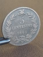 Italien 5 Centesimi 1862 n Vittorio Emanuele II 