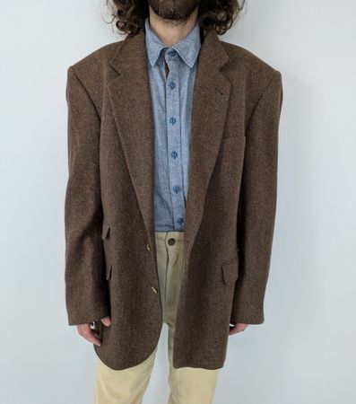 Herren Tweed Blazer, Grösse 56, Wolle, Top Zustand!