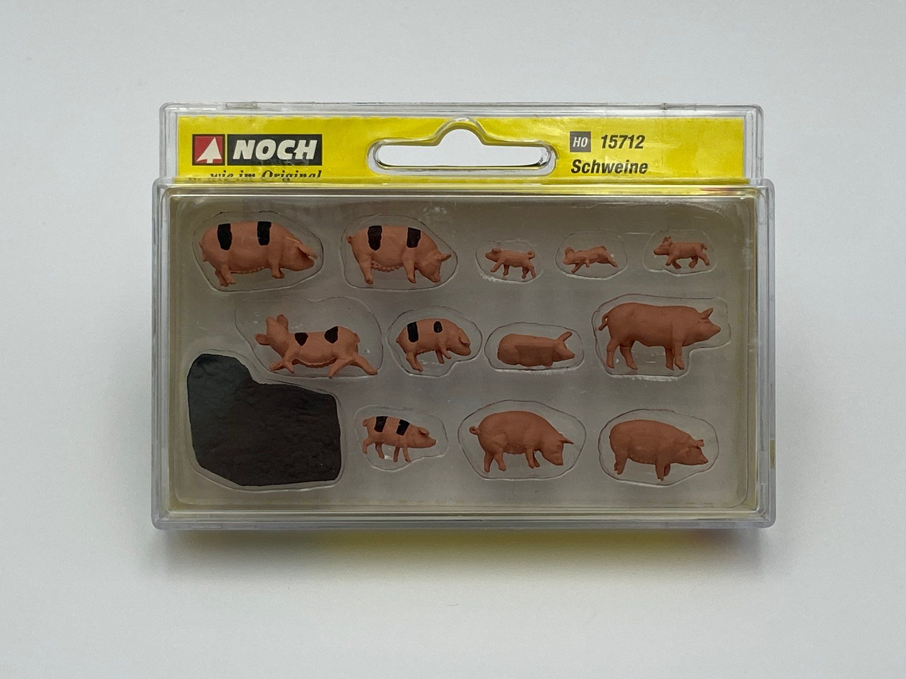 Noch Modellini di ferrovie: NOCH 15712 H0 Schweine – Nuovo e nell'imballaggio originale da Neukirch an der Thur venduto da MoBa-Artikel