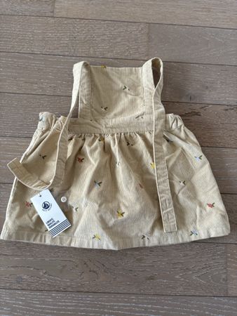 Robe salopette Petit Bateau beige 24m 86cm neuf