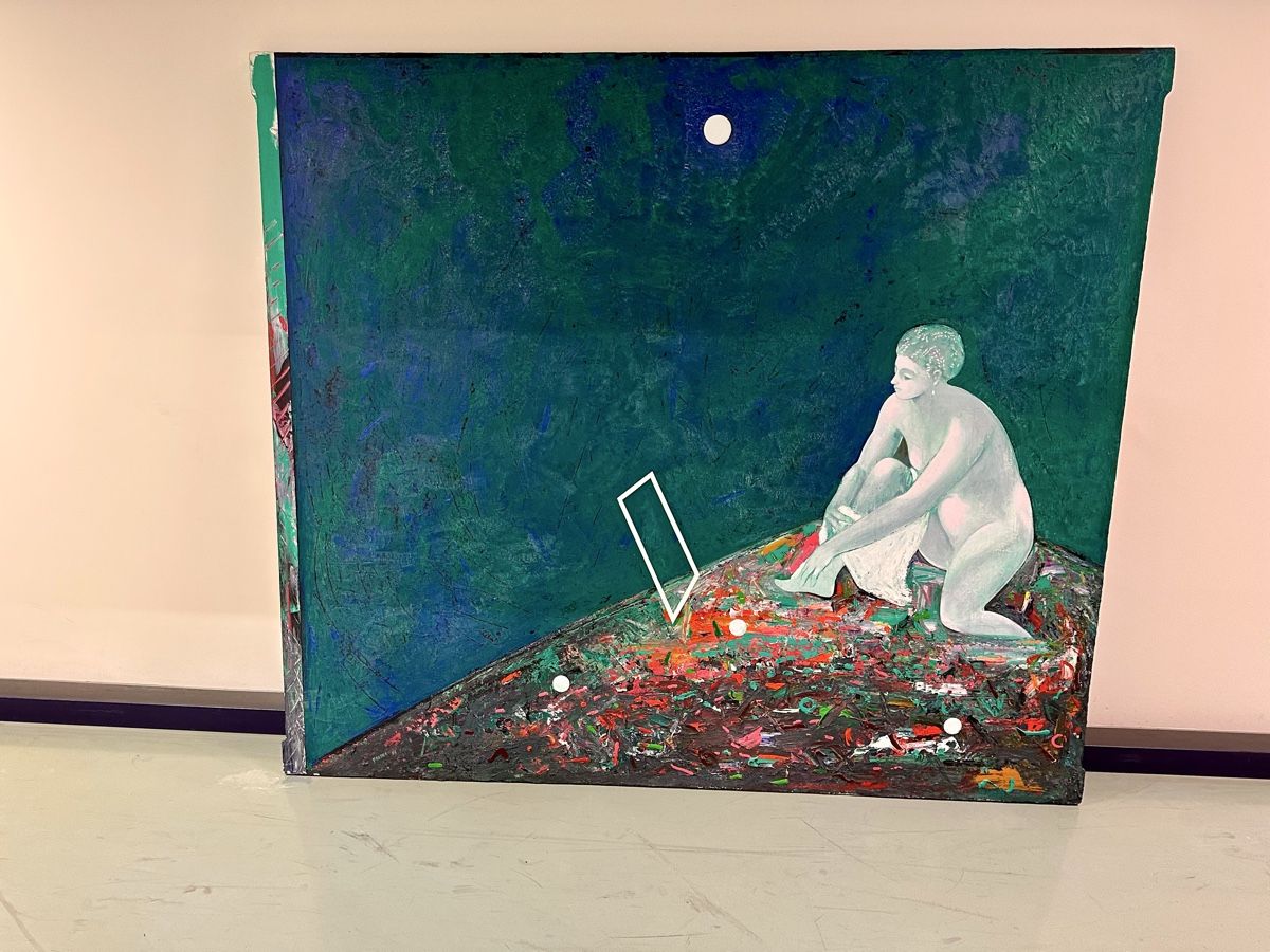 Gemälde: Grand tableau, art moderne J-C PRETRE. – Gebraucht aus Genève von Tom6
