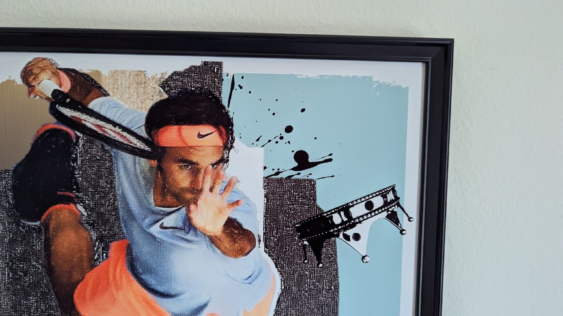 Foto & Immagini: Roger Federer Pop Art Kunstdruck, gerahmt - – Usato da Urdorf venduto da Lenny001 2