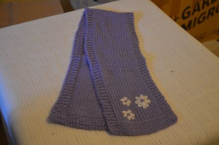 BABY ECHARPE - CM 74X13 - HANDARBEIT - NEU