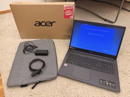 Acer Aspire 3, Charcoal Black inkl. Tragebeutel