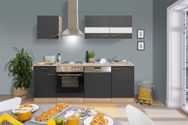 217 Küchenzeile Singleküche 220cm E/SON/G -Küche Einbauküche